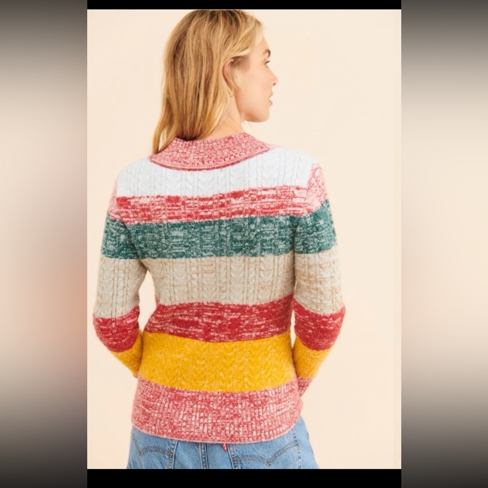 GLAMOROUS DARK RED MULTI MELANGE CARDIGAN
Size US 8 - Picture 3 of 12